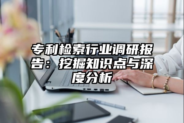 专利检索行业调研报告：挖掘知识点与深度分析